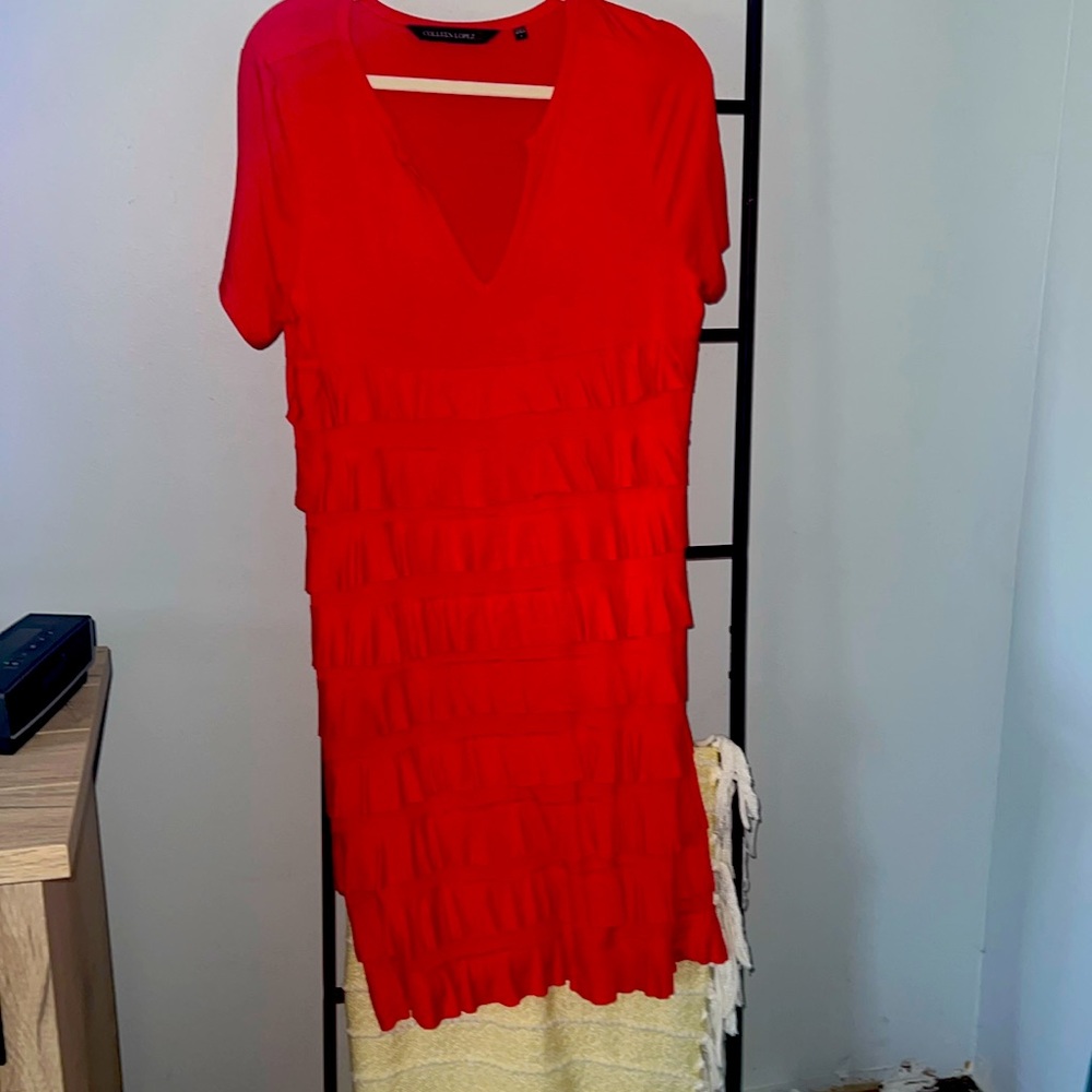 Coleen Lopez ruffle dress